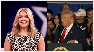 Donald Trump’s speech goes off track as he gushes over Karoline Leavitt's 'machine gun' lips