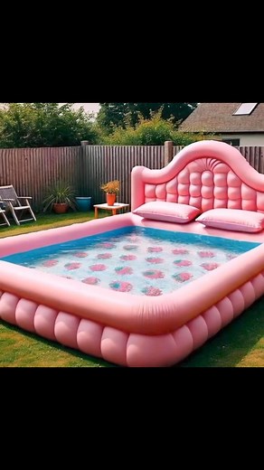 Inflatable Pool Bed 🤩😍 | Designing Dreamscapes