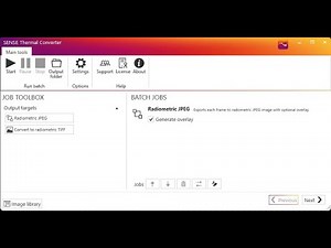 SENSE Thermal Converter – Changing File Format of Thermal Images