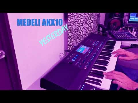 Medeli AKX10 - Yesterday, demo y explicacion.