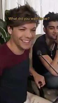 One Direction: Louis' answer to the interviewer's question 😂 #shorts