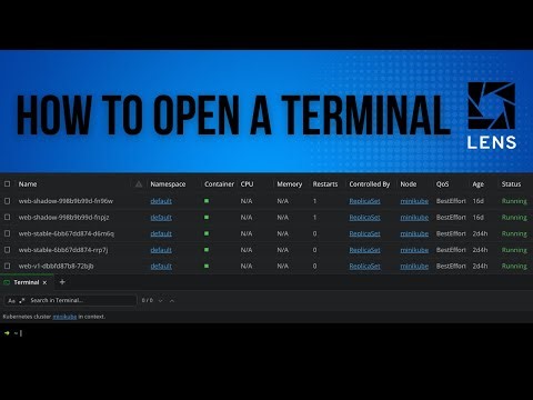 Lens Kubernetes IDE: Access Kubernetes Terminal in Seconds | Quick Demo