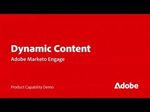 Dynamically Personalize Content Seamlessly & at Scale with Marketo Engage | Adobe for Business
