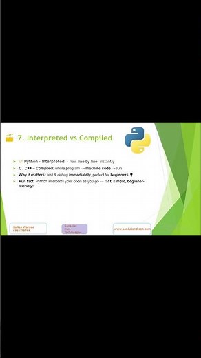 Is Python Interpreted or Compiled? | Easy Python Explanation #python #learnpython