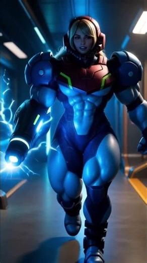 samus cosplay #bodybuilding #ai #aifitness #cosplay #metroid #samusaran