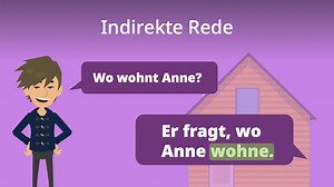 Wie formt man direkte Rede in indirekte Rede um?