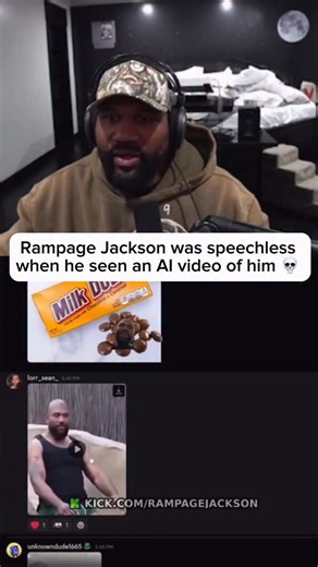 Rampage Jackson on Instagram: "I hate AI 😡 Use code RAMPAGE on Kirgo.com"