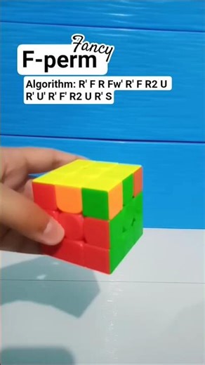 FaNcY F-perm algorithm tutorial