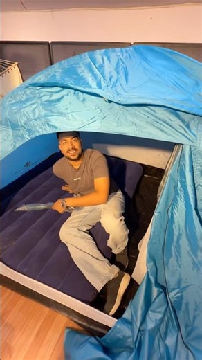 6 Person Waterproof Automatic Tent House ⛺️for camping😍#camping #wildlife #tent
