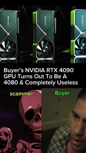 Fake RTX 4090 Scam EXPOSED Buyer Got a Dead RTX 4080 Instead!