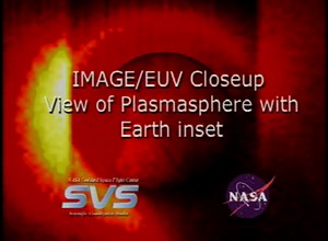 NASA Scientific Visualization Studio | Plasmasphere Close-up With Earth Inset