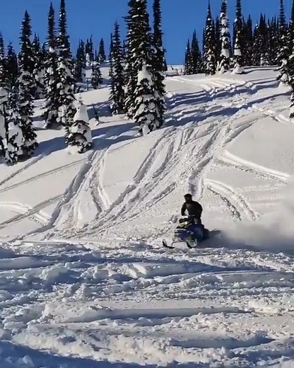 Crazy Snowmobile Jump #shorts | Sled Nation USA