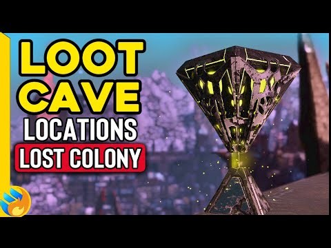 3 Lost Colony LOOT CAVE Locations In Ark Survival Ascended |