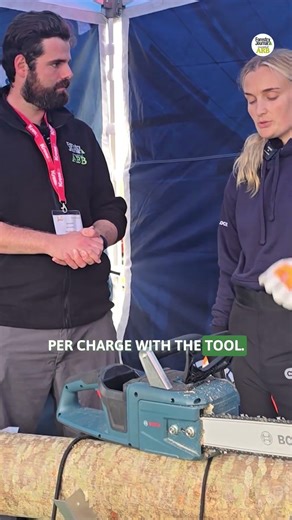 "People see it as a really good, compact chainsaw!"