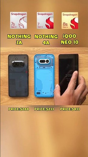 iQOO Neo 10 vs Nothing 4A Vs Nothing 3A ⚡ App Speed Test – SHOCKING Winner! 😱🔥