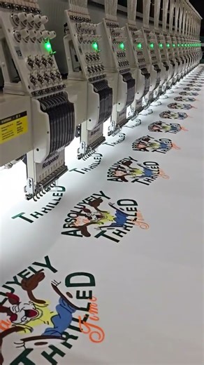 Richpeace embroidery machine pre-inspection in plant