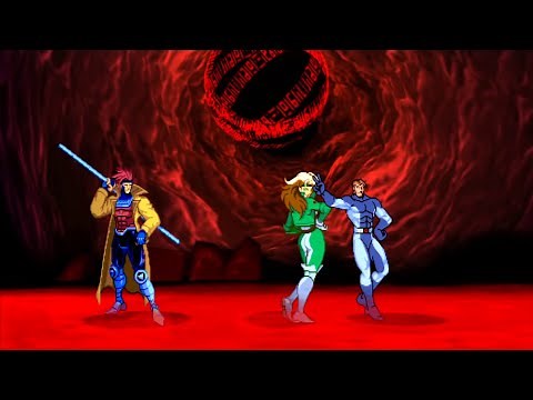 Marvel VS Capcom 2 - Gambit/Rogue/Iceman - Expert Difficulty Playthrough