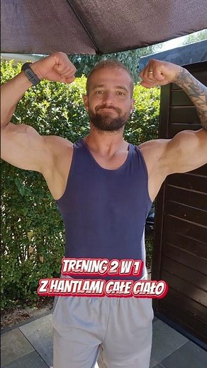 Trening całego ciała hantlami. 5 ćwiczeń 10 ruchów. #fbw #dlaciebie #fitness