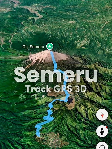 Keindahan Track 3D Gunung Semeru
