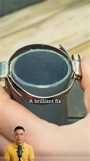 Clamp Too Small for the Pipe? Try This Genius Fix #shorts #diy #lifehacks #creative