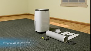 ANY AIR Portable AC Window Kit, Replacement Accessory 6” Diameter Hose.