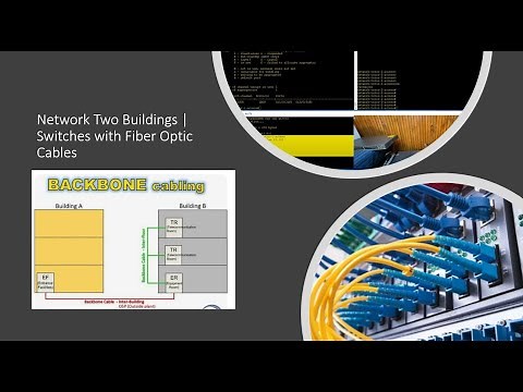 Network Two Buildings | Switches with Fiber Optic Cables