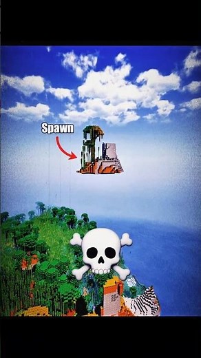 Minecraft Sky Island Survival Seed Moment