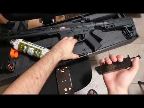 Double eagle ax15 airsoft test video