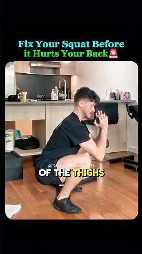 Fix Your Squat Before it Hurts Your Lower Back #backpain #exercise #fitness ‪@lowbackability‬