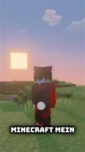 Minecraft but the Sun is Red! 🔴😱"#minecraft #minecraftshorts #minecraft