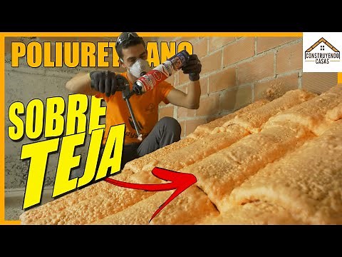 🔶 Polyurethane foam insulation sprayed onto roof tiles 🔶 Insulate your own roof