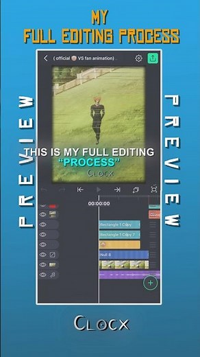 My editing process..! #clocx #shorts