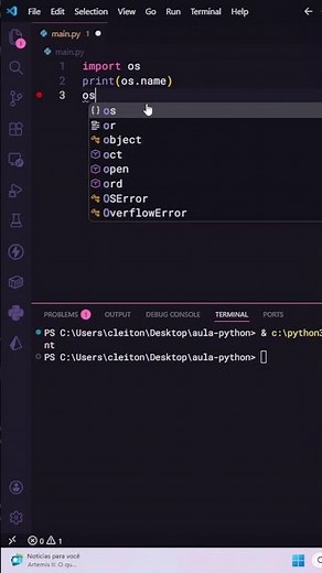 The trick developers use to clear the terminal #python #hack #developer