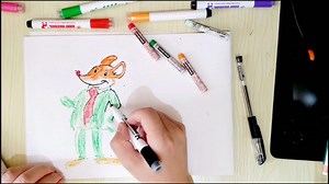 和我一起画老鼠记者/How to draw Geronimo Stilton