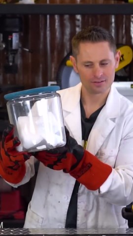 See What Dry Ice Does in a Vacuum Chamber