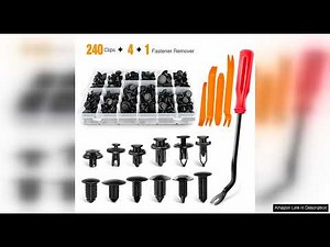 GOOACC - GRC-33 240PCS Bumper Retainer Clips Car Plastic Rivets Fasteners Push Review