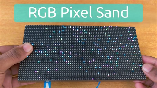 RGB Pixel Dust / Sand | Raspberry Pi Pico Project #piday #Raspberrypi