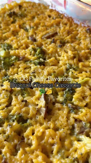 Cheesy Broccoli Rice Casserole Recipe