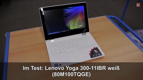 Lenovo Yoga 300-11IBR weiß (80M100TQGE)