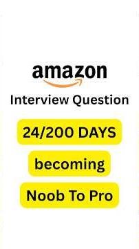Day 24/200 of making you pro coder 💻 #dsa #coding #amazon #interviewquestions #leetcode #coder