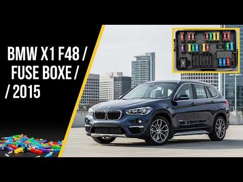 2015 BMW X1 F48 Fuse Box Diagram – Location, Layout and Fuse Functions Explained
