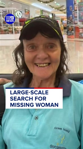 A large-scale search is underway in Logan for missing 70-year-old woman, Dawn Wells, after she became separated from her husband at a bus stop on December 9. Watch #9News for the latest updates. | 9 News Queensland
