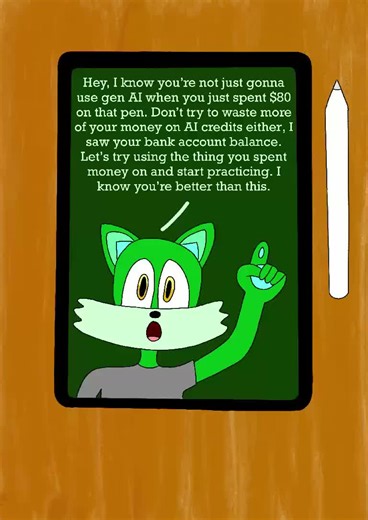 This is inspired by a TikTok video I saw where a girl has an iPad and does a tutorial on how to make the lock screen have her name all fuzzy and cute, but even though she has an Apple Pencil in that video, she uses ChatGPT instead. #art #procreateart #timelapseart #originalcharacter #encouragement