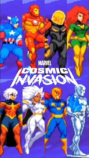 Marvel Cosmic Invasion All Playable Characters #shorts
