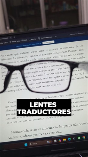 How TRANSLATOR glasses work
