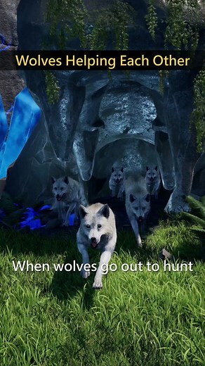 Wolfpack|see how wolves helping each other.#wolfpack #wolf #animals #game#wild
