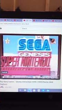 Disney Pixar’s Toy Story Games Disney Interactive Promo 1996