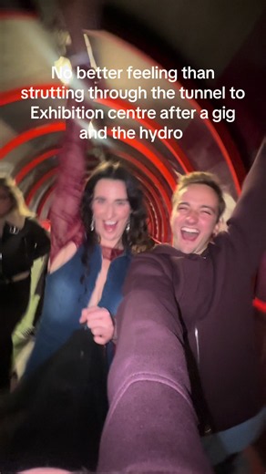 Strutting Through The Tunnel to The Hydro After a Pussycat Dolls Gig
