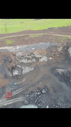 Now that’s a muck pile! We used 150 holes at an average depth of 42 feet for this quarry blast.💥 | McCallum Rock Drilling