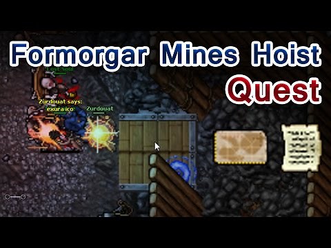 Tibia: Formorgar Mines Hoist Quest - Step by Step